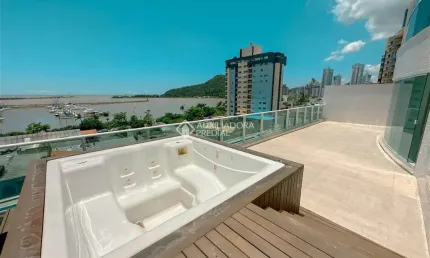Apartamento com 4 quartos à venda na rua lauro muller, 950, fazenda, itajaí, 283 m2 por r$ 4.190.000