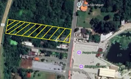Terreno à venda na Avenida Rodesindo Pavan, 16776, Praia do Estaleiro, Balneário Camboriú, 55200 m2 por R$ 5.990.000