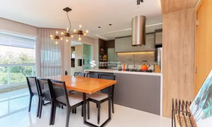 Apartamento com 3 quartos à venda na Rua Ângelo Nabosne, Ecoville, Curitiba, 122 m2 por R$ 1.360.000