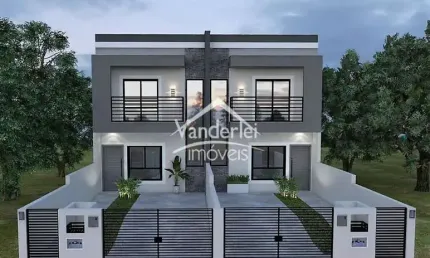 Sobrado Lot Novo Horizonte com 02 quartos sendo 02 suite no Bairro Forquilhas em São Jose-SC