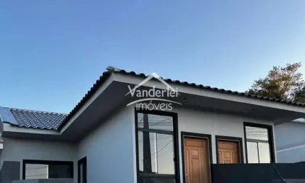 Casa geminada no loteamento jardins i com 02 quartos,  bela vista em palhoça - sc
