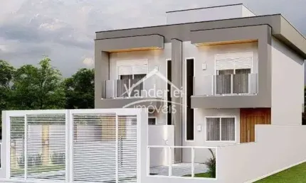 Sobrado no Lot Bela Vista com 02 quartos, sendo 02 suíte no bairro Bela Vista em Palhoça - SC