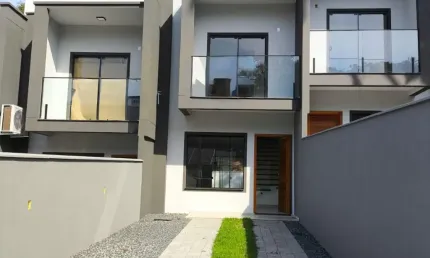 Vendo sobrado  de 02 dormitórios sendo ambos suítes - bairro badenfurt