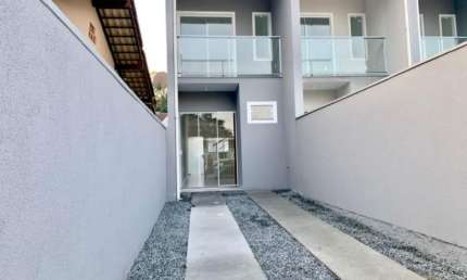 Vendo Sobrado Novo 2 Quartos, Bairro Fortaleza - Blumenau