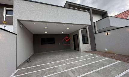 Casa com 3 quartos à venda na Rua Mahatma Gandhi, Aristocrata, São José dos Pinhais, 135 m2 por R$ 1.089.000