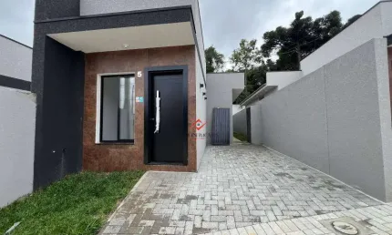 Casa com 3 quartos à venda na Rua Antônio Zaramella, Colônia Rio Grande, São José dos Pinhais, 69 m2 por R$ 489.000