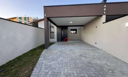 Casa com 3 quartos à venda na rua curiúva, pedro moro, são josé dos pinhais, 118 m2 por r$ 799.000