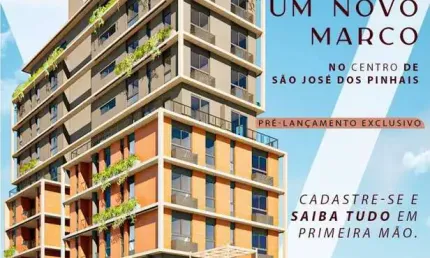 Apartamento com 1 quarto à venda no centro, são josé dos pinhais , 30 m2 por r$ 288.000