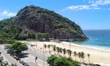 OPORTUNIDADE. AV Atlântica LEME/COPACABANA Apto com 12m de Frente Para o Mar!!!