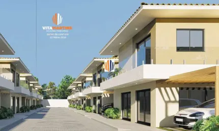 LANÇAMENTO - Casa em Condomínio de 4 quartos FRENTE CANAL à venda no Portinho em Cabo Frio/RJ por R$ 1.740.000,00