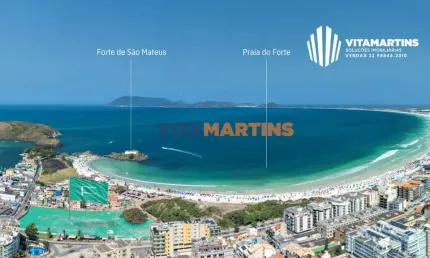 Lançamento! Studios à venda 'pé na areia' em Cabo Frio/RJ por R$ 671.499,94