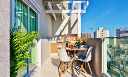 Lançamento! Cobertura duplex de 3 quartos sendo duas suítes com 155,47m² em Cabo Frio-RJ