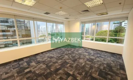 Sala comercial com 2 salas para alugar na rua surubim, 577, cidade monções, são paulo, 136 m2 por r$ 12.900
