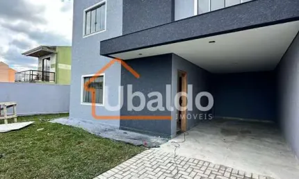 Sobrado à venda com 3 quartos, suíte e sobra de terreno no bairro Iguaçu – R$ 741.000