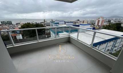 Oportunidade em Barreiros! Apartamento novo a venda com 2 suítes e vista mar