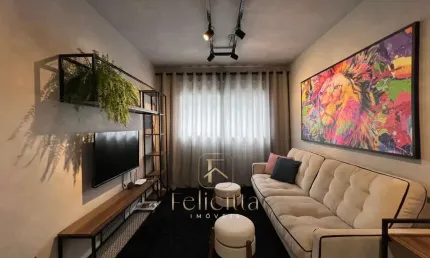Excelente oportunidade no Estreito! Apartamento à venda com 1 dorm. 47m² e vaga+hb - Mobiliado