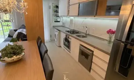 Apartamento com 02 dormitórios no bairro ipiranga em são josé/sc