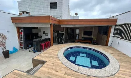 Cobertura com 3 quartos à venda na Rua Antônio Alonso Gonzalez, 550, Jardim Astúrias, Guarujá