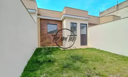 Casa nova no Residencial São Luiz – 2 quartos, quintal e vaga de garagem!!!