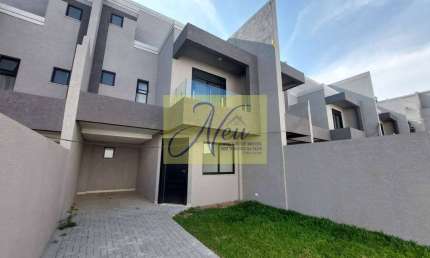 Sobrado condomínio com 03 quartos com suíte  2 vgs Uberaba- Curitiba/PR