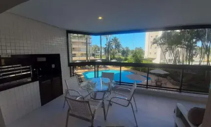 Apartamento à Venda - Riviera, Bertioga -  vista mar, pé na grama 170m2 -