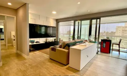 Apartamento à Venda - Riviera, Bertioga - 87,34m2 - Condomínio San Sebastián Residence Service  - 1 suítes