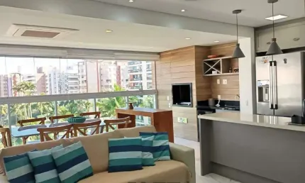 Apartamento à venda - riviera, bertioga - 128m2 - condomínio ipanema  - 3 quartos