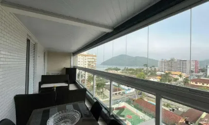 Apartamento à Venda - Centro, Bertioga - 90m2 - Condomínio Plaza Del Mar  - 2 Quartos