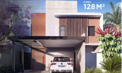 Casa em Condomínio à Venda - Santa Rosa, Piracicaba - 128m2 - Condomínio Authoria Reserva Jequitibá  - 3 Quartos