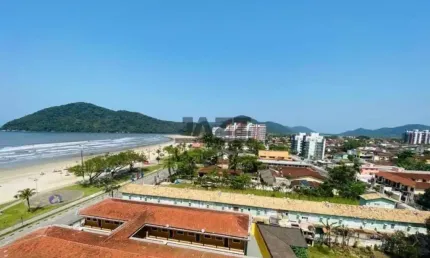 Apartamento vista mar, 87m²,  junto a praia da enseada em bertioga