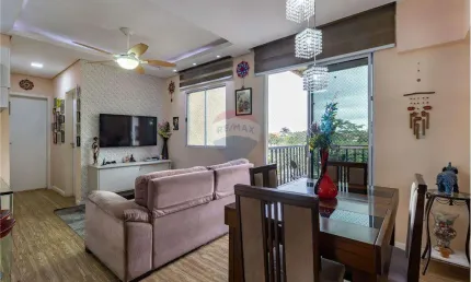 Re/max vende apartamento com 3 quartos, 1 suíte, 67m², r$370.000 - parque fazendinha, campinas, são paulo