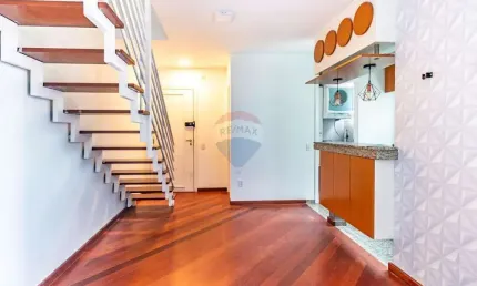 RP4 Apartamento Duplex à venda, no Cambuí - 76,43m² - 2 quartos (sendo 2 suítes) ,  2 vagas cobertas.
