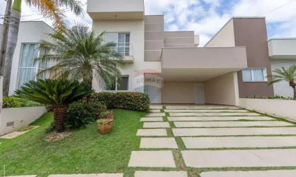Re/max vende sobrado, 3 suítes, 4 vagas, 296m² - residencial terras do fontanário, paulínia, sp - r$1.480.000