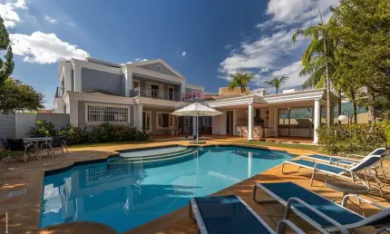 Re/max vende casa no condomínio bougainville  em campinas, 4 suítes, 8 vagas, 735m² - r$6.500.000,00, fazenda são quirino, campinas/sp