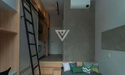 Kitnet / stúdio à venda na rua bartira, 238, perdizes, são paulo, 25 m2 por r$ 469.990