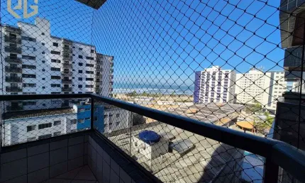 Apto 3 dorms, 1 suíte, 2 vagas, 90,68m², vista mar, ocian