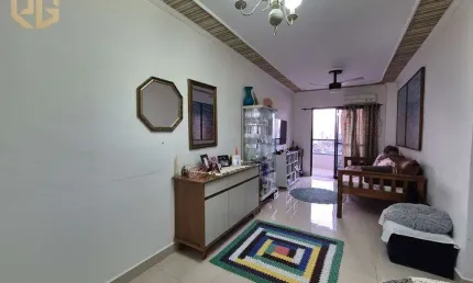 Apto 3 dorms, 1 suíte, 2 vagas, 90,68m², varanda vista mar, ocian