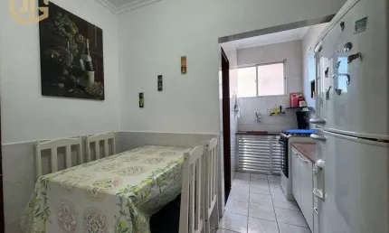 Apto 1 dorm, 1 vaga, 39,77m2, vista para o mar, mobiliado, guilhermina