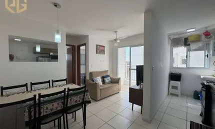 Apto 2 dorms, 1 banheiro, 1 vaga, 49m², mobiliado, 500m da prai, aviação