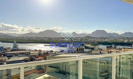 Apartamento Elegante no Centro de Guarapari com Vista para o Mar - 2 Quartos, 1 Suíte