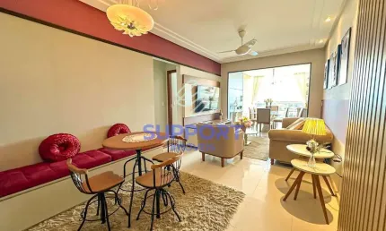 Apartamento à venda com 3 quartos  Praia do Morro, Guarapari, ES -Apartamento Decorado na Praia do