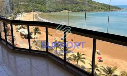 Magnífico Apartamento à Beira-Mar na Praia do Morro, Guarapari - 4 Suítes e Vista Deslumbrante