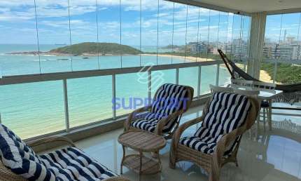 Apartamento Frente Mar com 4 dormitórios à venda - Enseada Azul - Guarapari/ES- Support Corretora d