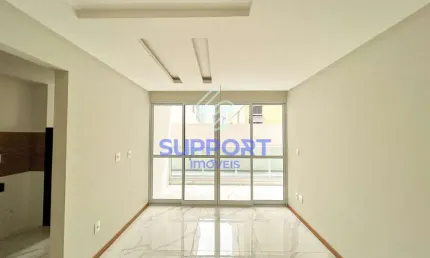 Apartamento 2 quartos na Praia do Morro com varanda, andar alto e área de lazer completa
