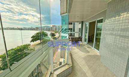 Apartamento 4 quartos na praia do morro com vista para o mar, hidromassagem e 4 vagas, amplo e luxu