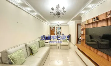 Apartamento 2 quartos no centro de guarapari espaçoso, bem localizado e próximo da praia