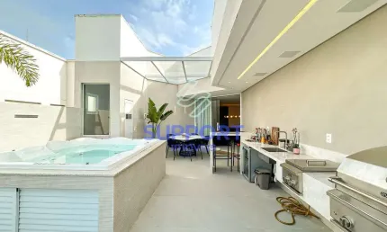 Cobertura 3 suítes na Praia do Morro em Guarapari decorada, vista para o mar e lazer exclusivo