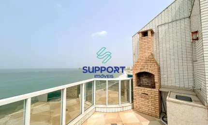 Cobertura com 4 quartos à venda na avenida beira mar, 988, praia do morro, guarapari por r$ 2.500.000