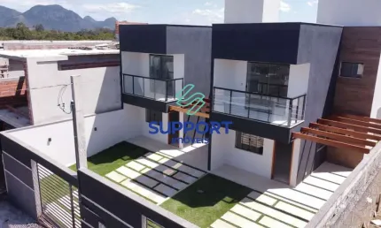 Casa em condomínio fechado com 3 quartos à venda na Rua São Paulo, 456, Jardim Boa Vista, Guarapari por R$ 900.000