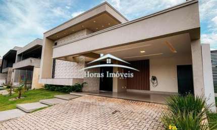 Casa de Luxo 3 Quartos em Condomínio - Cuiabá-MT, Ribeirão do Lipa - Condomínio Florais do Valle - 260m² - 4 Vagas
